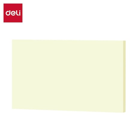 Deli Self-Stick Notes 3x5, Canary Yellow, 100 Sheets, 12PK EA919