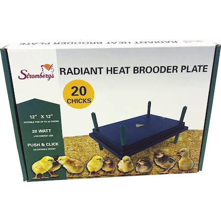 Strombergs 10'' x 12'' Radiant Heat Brooder Plate PP611