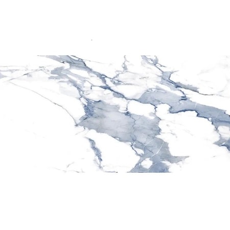 Apollo Tile 23.6in x 47.2in Polished White with Blue-Gray Porcelain Wall and Floor Tile 15.5 sq ft/case, 2PK AR88STABL2448