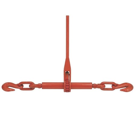 American Power Pull Ratchet Load Binder, 5400 lb Working Load, Steel, White 13070