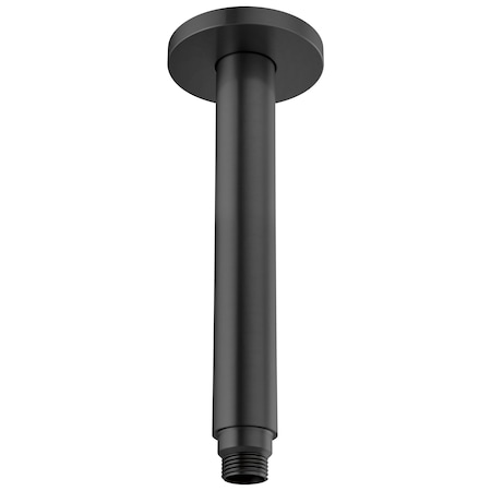 Brizo Kintsu 10 Dual Waterway Ceiling Mount Shower Arm and Flange 83992-10MF-BL