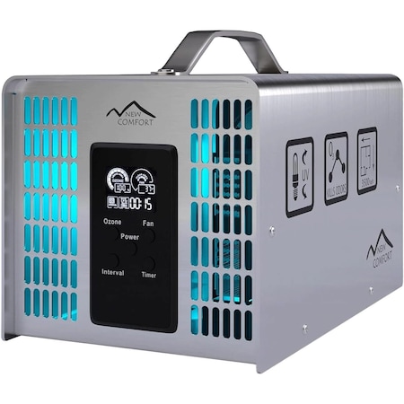 Prolux New Comfort Stainless Steel 9,000 to 14,000 mg/hr Commercial Ozone Generator and Air Purifier ss12000