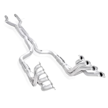 Slugfest Supplies 2 x 3 in. Catted Leads into X-Pipe Headers for 2016-2018 Cadillac CTS-V Sedan SL3834345