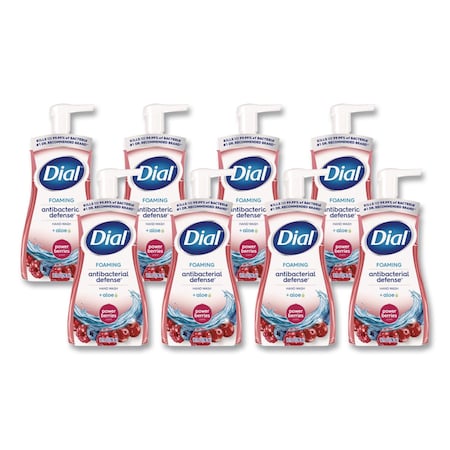 Dial Antibacterial Foaming Hand Wash, Power Berries Scent, 10 oz, PK8 17000 34727