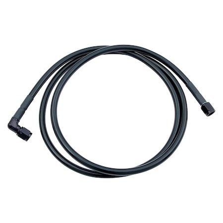 Powerhouse 36 in. 90 deg -3 AN No. 3 Black Coated Braided Line PO3622158