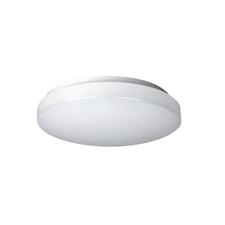 Maxlite FLUSH MOUNT PUFF, 11 INCH, 8/12/16W, 120-277V 0-10V, 27/30/35/40/50K WATTAGE CCT SELECTABLE, WHITE FMP11V08WCSW