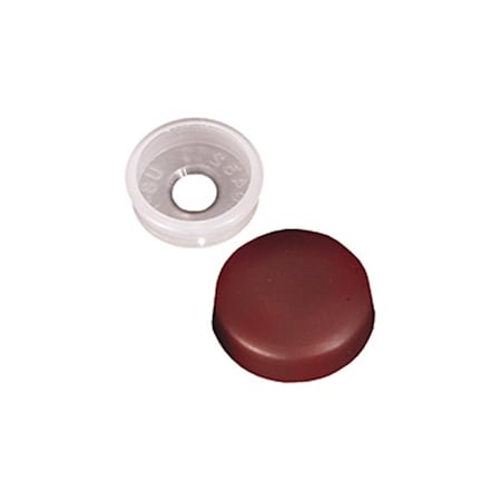 Overtime H605 Walnut Screw Cover, 14PK OV350004