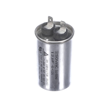 Turbo Air Run Capacitor, Round, 250VAC, 50/60Hz, 12uF, Class B 2501-001045