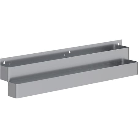 Amgood 48 in. Double Tier Stainless Steel Speed Rail SR-48D-Z