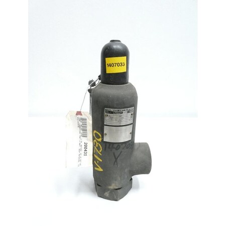 Dresser-Rand 1IN X 1-1/2IN 334LBS/HR STEEL THREADED 20PSI NPT RELIEF VALVE 1970C-2