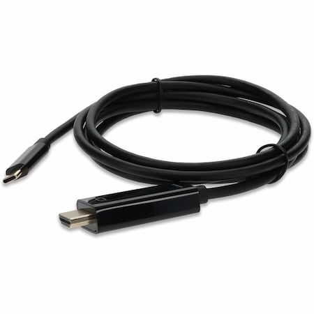 Add-On 6FT USB C 3.0 TO HDMI 2.0 BLACK CABLE FOR RESOLUTION UP TO 4096X2160 DCI USBC2H4MM6F-AA