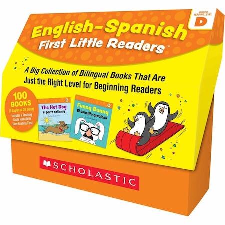 Scholastic First Little Readers Book Set, English-Spanish, Level D, 100PK 1338668064