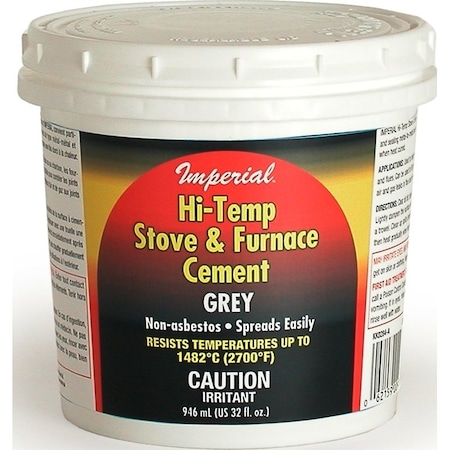 Imperial Stove and Furnace Cement, 32 oz Tub KK0284-A
