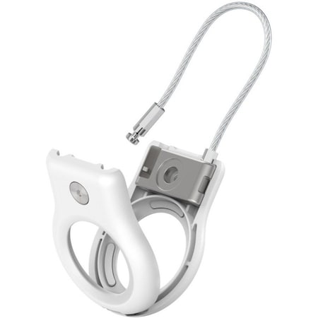 Belkin Secure Holder with Wire Cable for AirTag - Plastic - White MSC009BTWH