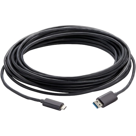 Vaddio Vaddio 26 ft USB 3.2 Active Optical Cable - Type C to Type A - Black 440-1007-008