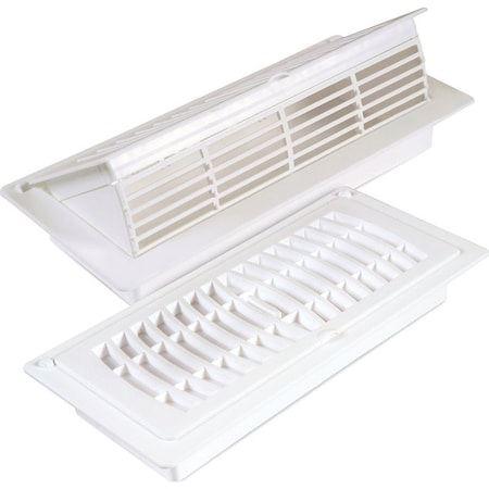 Imperial Mfg Register Pop-Up 4X12In Wht RG1961