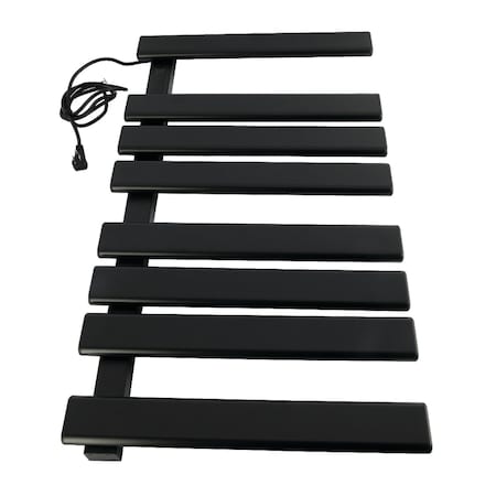 Kingston Brass Wall Mount Plug-In Towel Warmer, Matte Black DTC203540