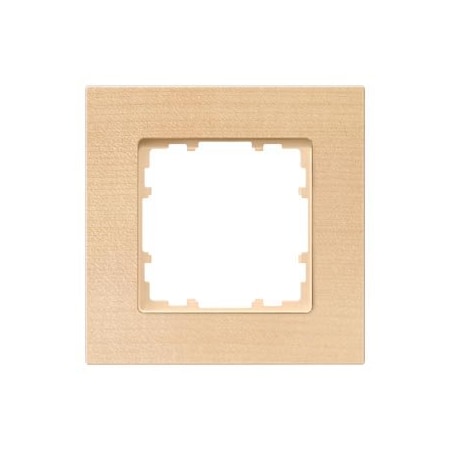 Siemens DELTA miro Frame 1-fold Authentic material wood Wood type beech Dimensions 90x 5TG1101-4