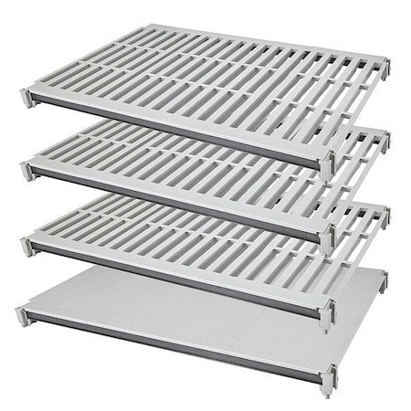 Cambro Shelf Kit, 48 in L, Speckled Gray EXSK2148VS4480