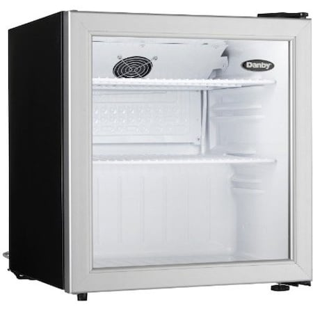 Danby Products Danby Compact Refrigerator, 1 Glass Door, 1.6 Cu.Ft. Capacity DAG016A1BDB