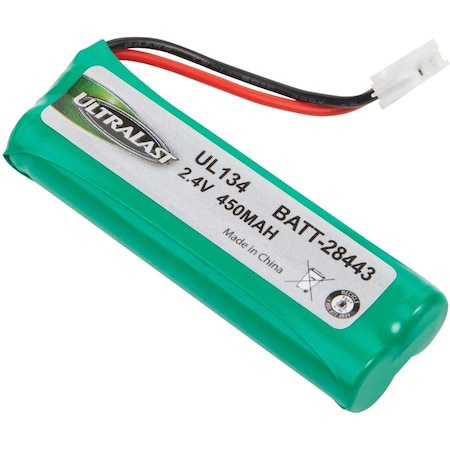 Ultralast Battery 2.4 Volt Nickel Metal Hydride Ultralast Cordless Phone Battery BATT-28443
