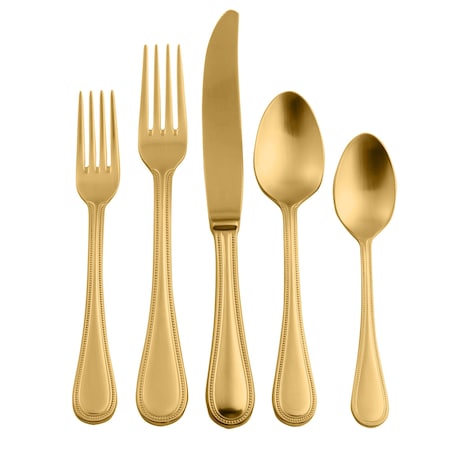 Mepra Perla Ice Gold Flatware Set - 20 Pcs. 107622020OI