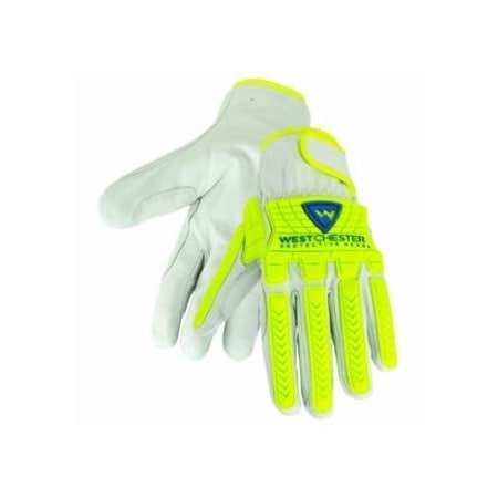 Pip Goat TPR Driver with A7 lining on palm, Premium Grain Goatskin, X-Large, Green, 6PK 112-9916/XL