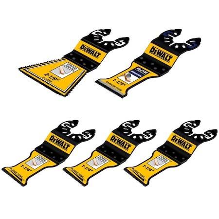 Dewalt Oscillating Tool Blade Set, Bi-Metal DWA425RSET