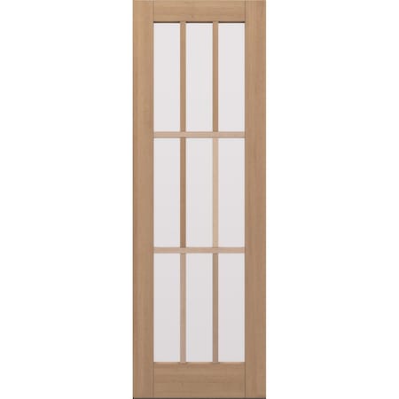 Doornmore G109, 33.75" x 98" ( 32" Door) Left Hand, Mahogany SDL 9 Lite Exterior Door G109-SW-3296_1_LI