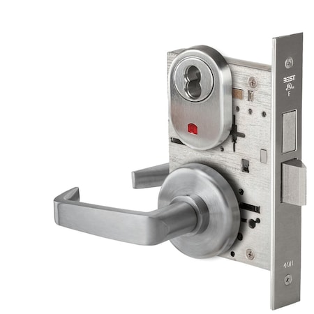 Best Grade 1 Dormitory Mortise Lock, Visual Keyed Indicator, 15 Lever, H Rose, SFIC Housing Less Core, S 45H7T15H626VIN