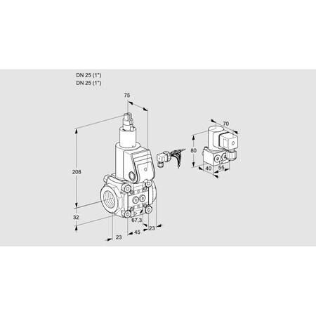 Honeywell Kromschroder VAS125R/LW KS88027275
