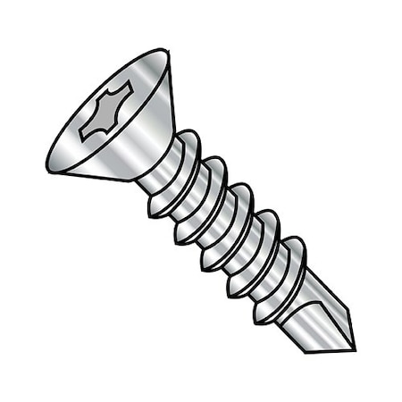 6-20X7/8 Phil Flat Ft Sds 410 No 2Pt Stainless Steel, 5000Pk