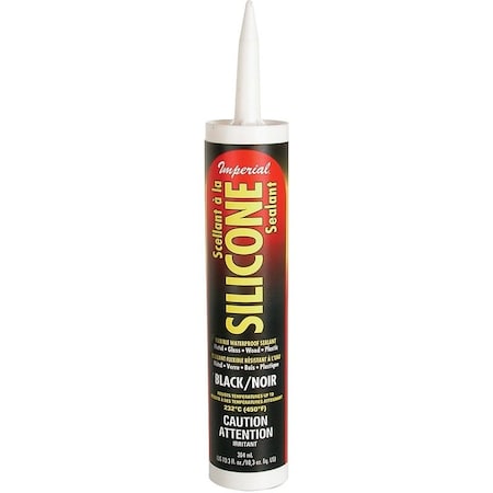 Imperial Mfg Sealant Silicone Black 10.3Oz KK0202
