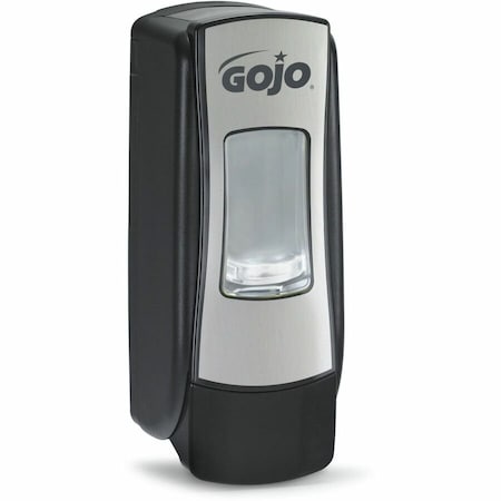Gojo ADX-7 700mL Foam Soap Dispenser, Push-Style, Chrome/Black 8788-06