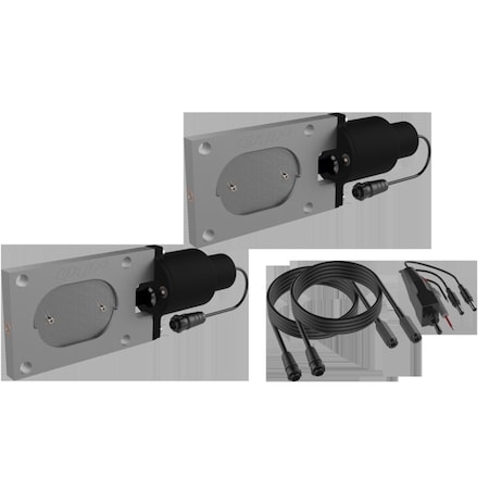 Grandes Travesuras Bolt-On QTEC Dual Low Profile Oval Electric Cutout Valves - Pair GR3893368