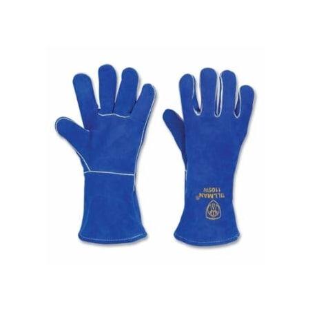 Tillman Stick Welding Gloves, 1105, Slightly Select Shoulder Split Cowhide, X-Sm, Cotton Foam Lining, 12PK 724-1105W