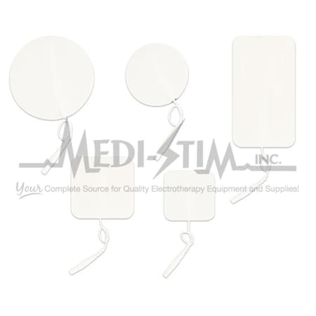 Stimpad Medi - Stim 1.5 in. X 1.5 in. Sq., Pigtail White Foam, Reusable Electrodes 4 Per Pkg ST335364
