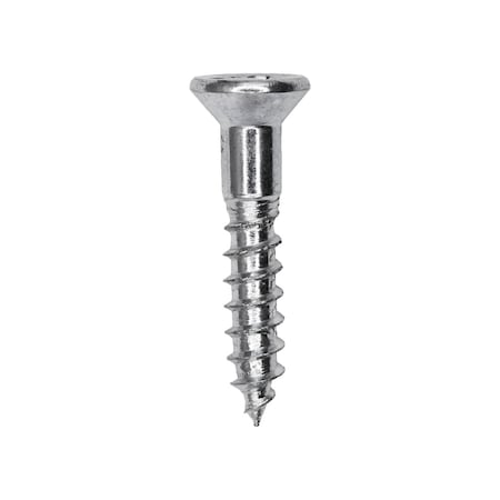Auveco 12 x 1 1/4in Phillips Flat Head Wood Screw Zinc, 100PK 9576