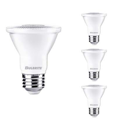 Bulbrite 50 - Watt Equivalent PAR20 Dimmable Medium Screw LED Light Bulb Soft White Light 3000K, 4PK 861714