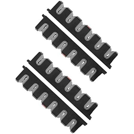 Simple Deluxe Horizontal Fishing Rod Holders Wall-Mounted - Fishing Rod Rack Great Fishing Pole Holder for Garage SOFISHRODRACKHGREYX2