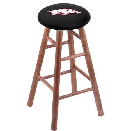 Holland Bar Stool Co Maple Counter Stool, Medium Finish, Arkansas Seat RC24MSMed