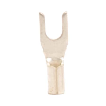 Hillsdale Terminal Fork Terminal, #6 Stud Size, 14 AWG, 600 V, 1000 PK 10140