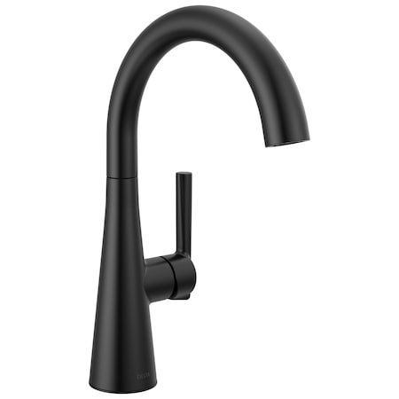 Delta Single Handle Bar Prep Faucet In Matte Black 14882LF-BL