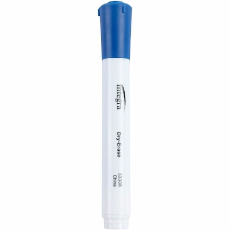 Integra Dry Erase Marker, Capped, Chisel, PK12 ITA33308