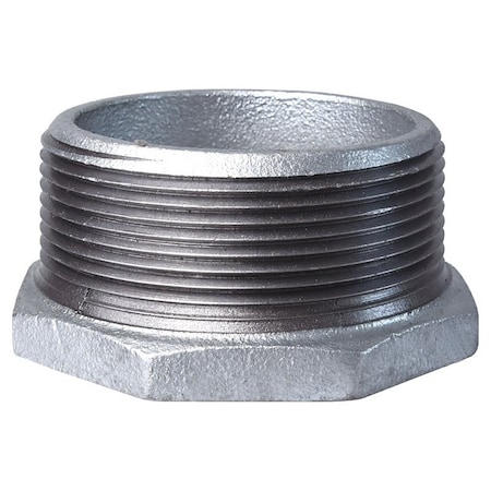 Worldwide Sourcing Bushing Galv Hex 3X2-1/2 PPG241-80X65