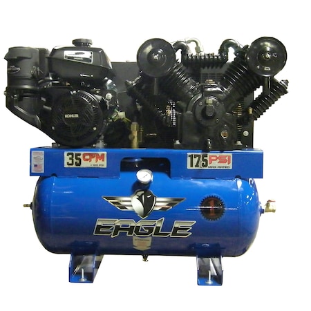 Eagle 30 Gallon Truck Mount Compressor 14G30TRKE-V4-KP