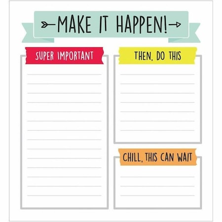Carson Dellosa Aim High Notepad, PK6 151298