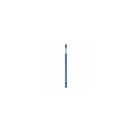 Sm Products SQ2 Mach-Blue Square Impact Driver Bit, 6 In. 19061
