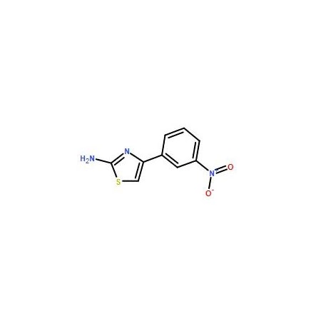 Ak Scientific 4-(3-Nitro-phenyl)-thiazol-2-ylamine (25g), CAS 57493-24-0 X5321-25g