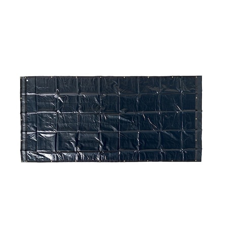 Mytee Products 7 ft6 in x 15 ft 18Oz Vinyl Asphalt Dump Truck Trailer Tarp Waterproof Double Pocket Vinyl-DP-76-15